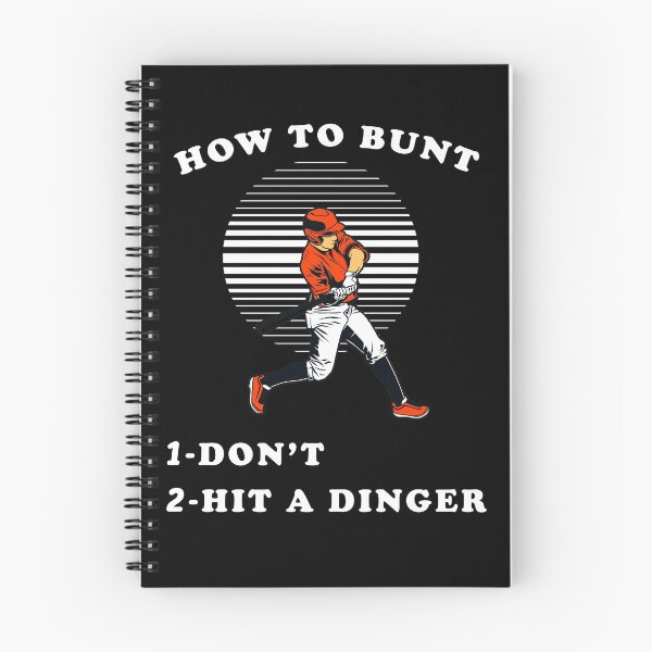 Item preview, Softball Baseball Lover How To Bunt: 1. Don't 2. Hit A Dinger funny baseball designed and sold by tempotats.