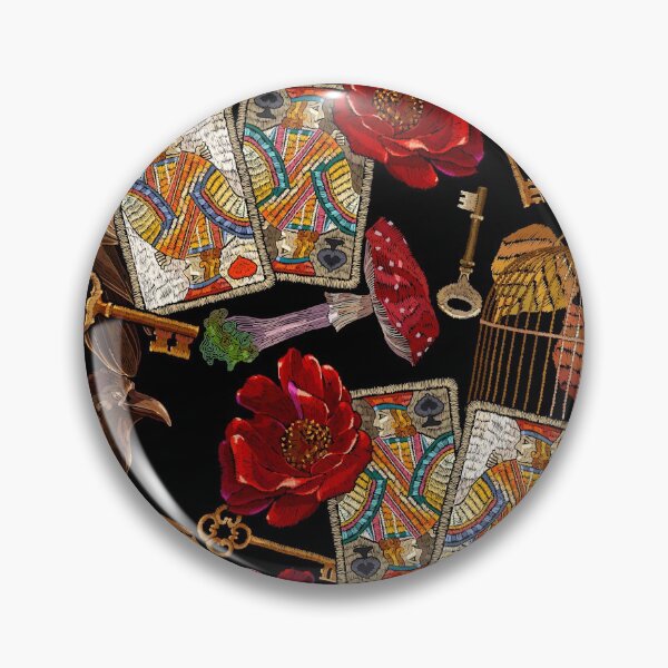 Item preview, Playing cards, roses flowers, vintage keys, designed and sold by matrioshka.