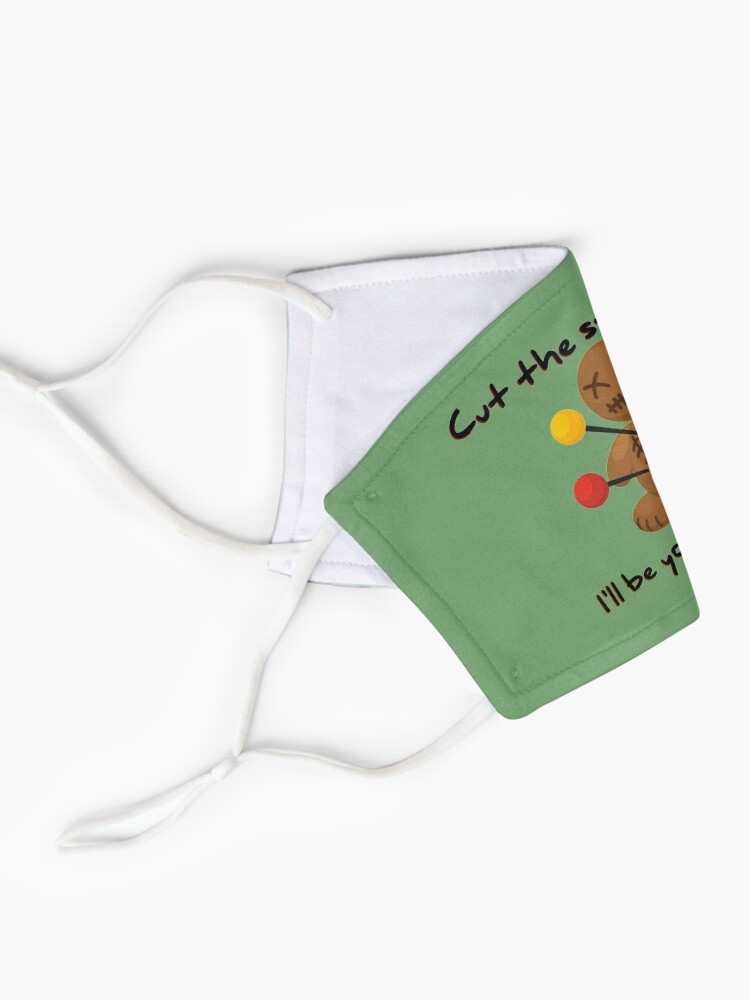 Alternate view of Cut The Stitch, Yours To Design - James Marriott Design Mask