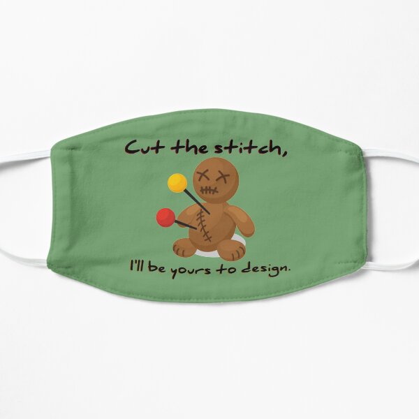 Cut The Stitch, Yours To Design - James Marriott Design Flat Mask