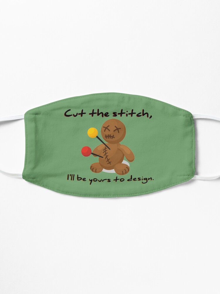 Alternate view of Cut The Stitch, Yours To Design - James Marriott Design Mask