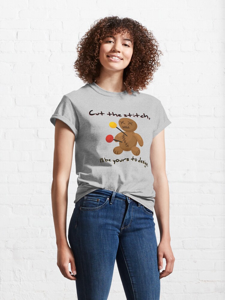 Alternate view of Cut The Stitch, Yours To Design - James Marriott Design Classic T-Shirt
