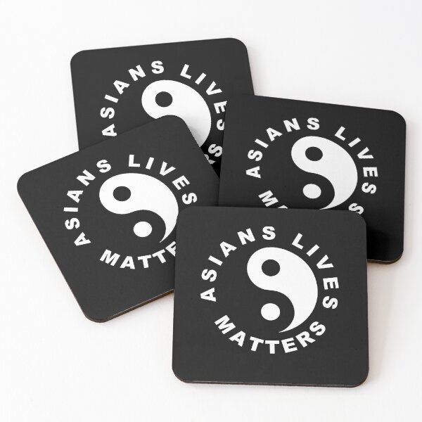 Item preview, Ying Yang Asian lives matter designed and sold by Rustic Valley Studio.