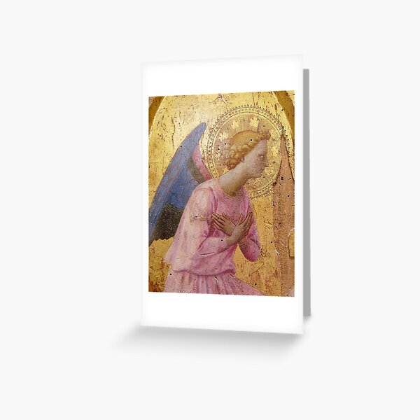 Item preview, Angel Adoring - on Golden background designed and sold by Angelkrs.