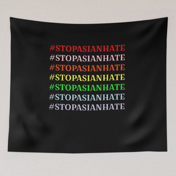 Item preview, #stopasianhate Hashtag Stop Asian Hate Rainbow designed and sold by liftdesign.