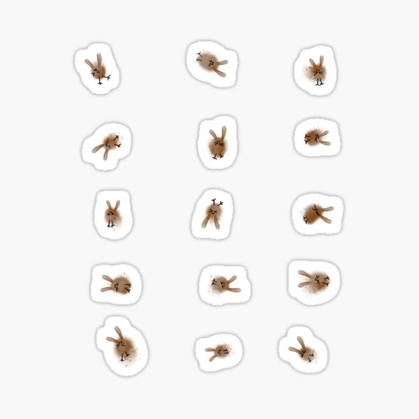 Dust Bunnies Sticker