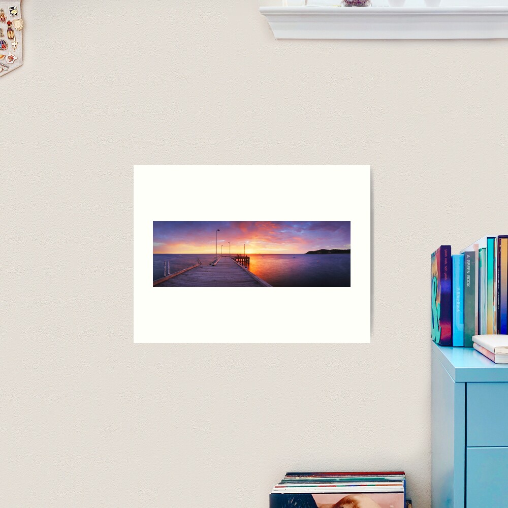 Flinders Pier, Mornington Peninsula, Victoria, Australia Art Print