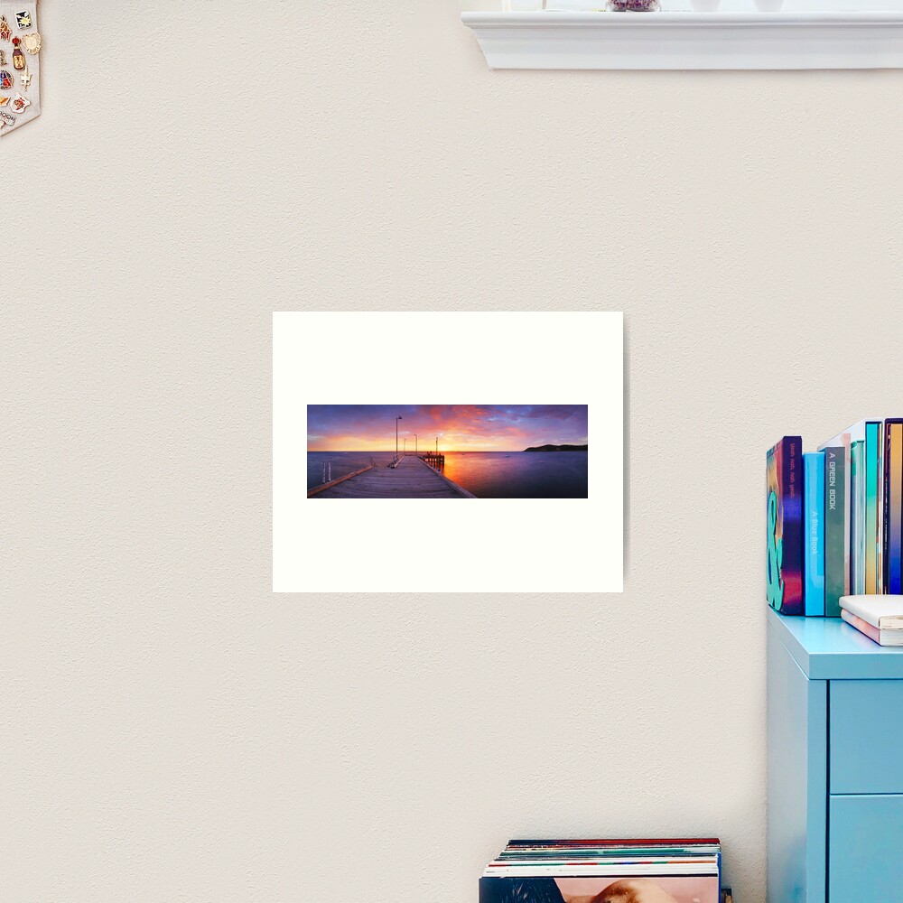 Flinders Pier, Mornington Peninsula, Victoria, Australia Art Print