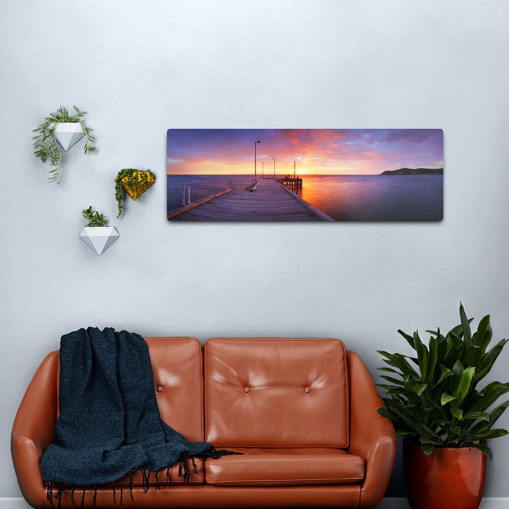 Flinders Pier, Mornington Peninsula, Victoria, Australia Metal Print