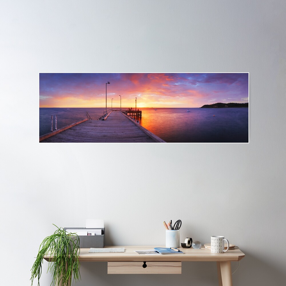 Flinders Pier, Mornington Peninsula, Victoria, Australia Poster