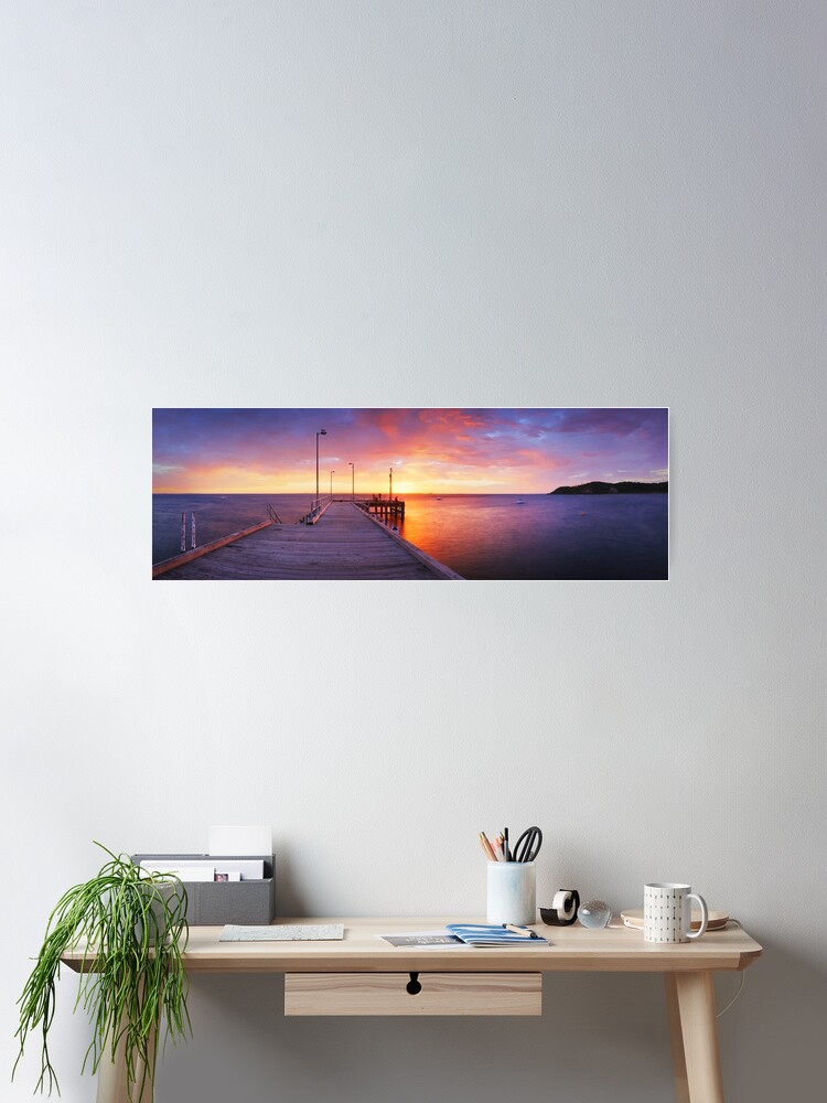 Thumbnail 2 of 3, Poster, Flinders Pier, Mornington Peninsula, Victoria, Australia designed and sold by Chockstone.
