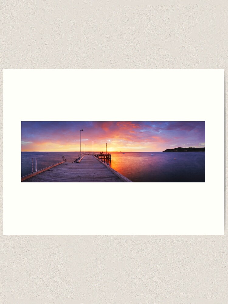 Alternate view of Flinders Pier, Mornington Peninsula, Victoria, Australia Art Print