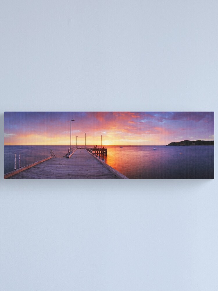 Alternate view of Flinders Pier, Mornington Peninsula, Victoria, Australia Canvas Print