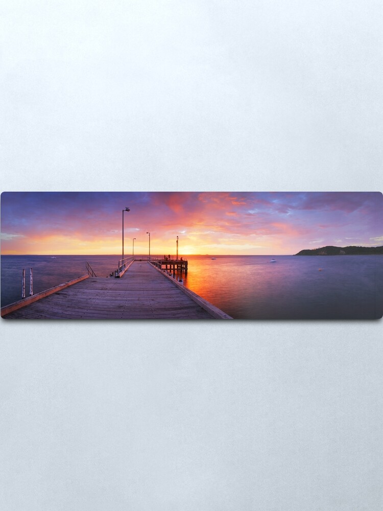 Alternate view of Flinders Pier, Mornington Peninsula, Victoria, Australia Metal Print