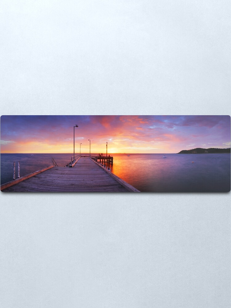 Alternate view of Flinders Pier, Mornington Peninsula, Victoria, Australia Metal Print