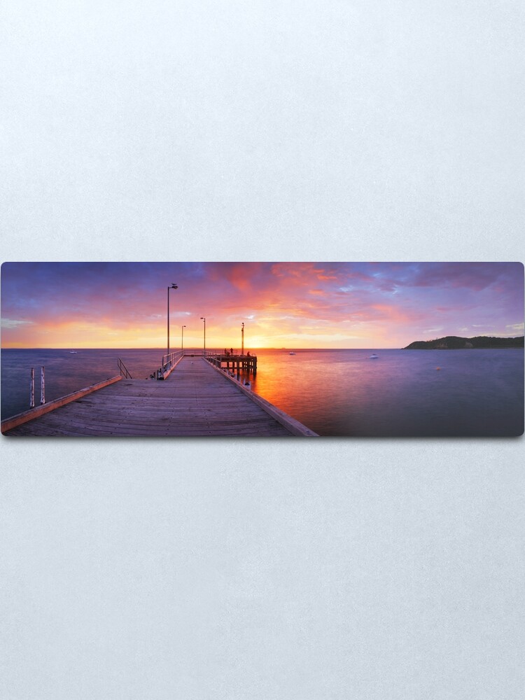 Alternate view of Flinders Pier, Mornington Peninsula, Victoria, Australia Metal Print