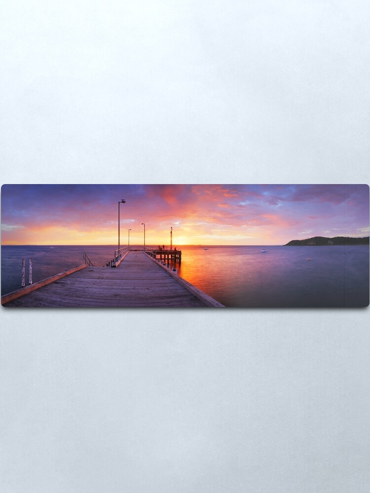 Alternate view of Flinders Pier, Mornington Peninsula, Victoria, Australia Metal Print