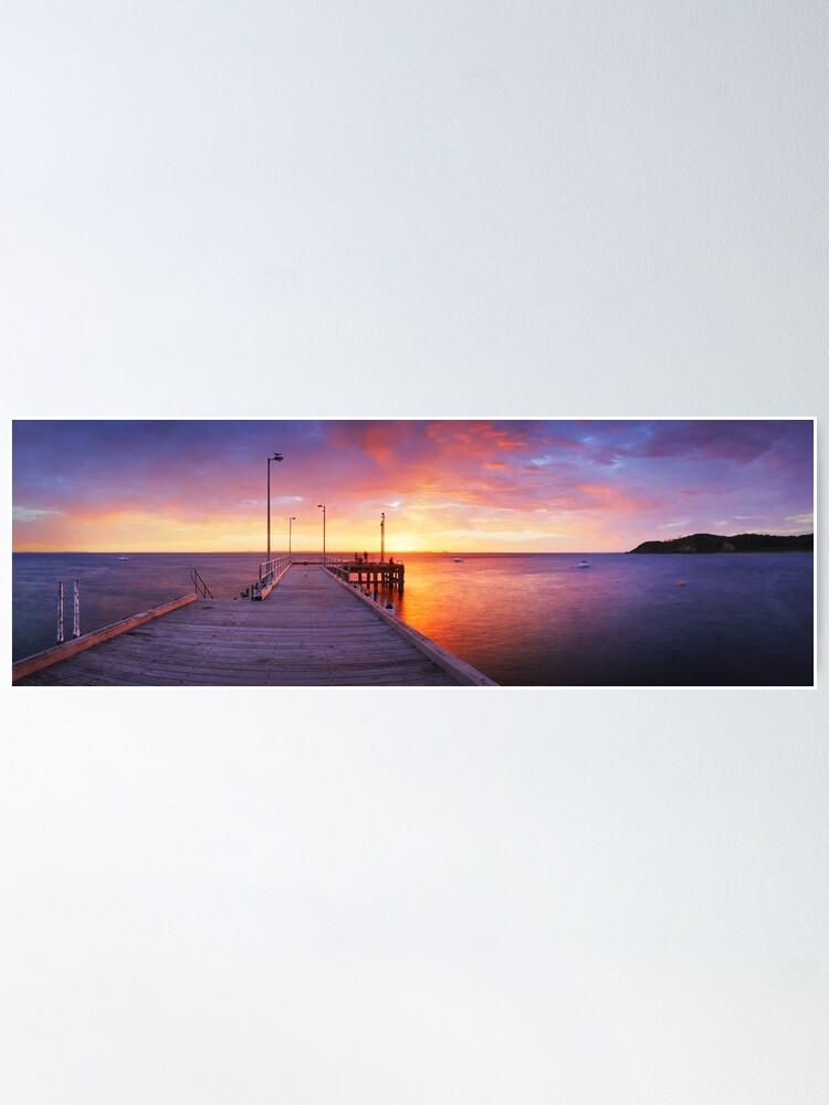 Alternate view of Flinders Pier, Mornington Peninsula, Victoria, Australia Poster