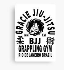 Gracie Jiu Jitsu Canvas Print