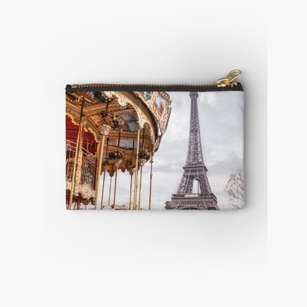 Item preview, The carousel and the Eiffel Tower in Paris, France designed and sold by KatiaKovan.
