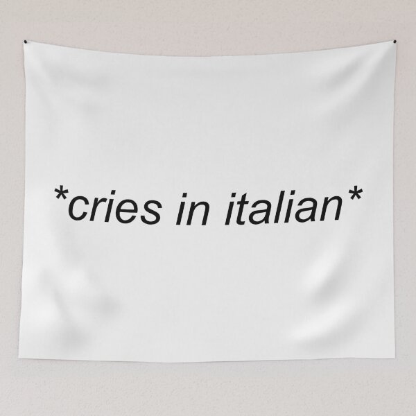 Item preview, Cries In Italian Subtitles designed and sold by Sour Soul.
