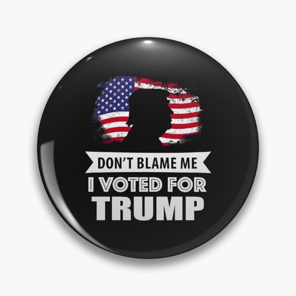Item preview, Don't Blame Me I Voted For Trump USA American Flag Vintage T-Shirt-Recovered designed and sold by Lukifo-Proper.