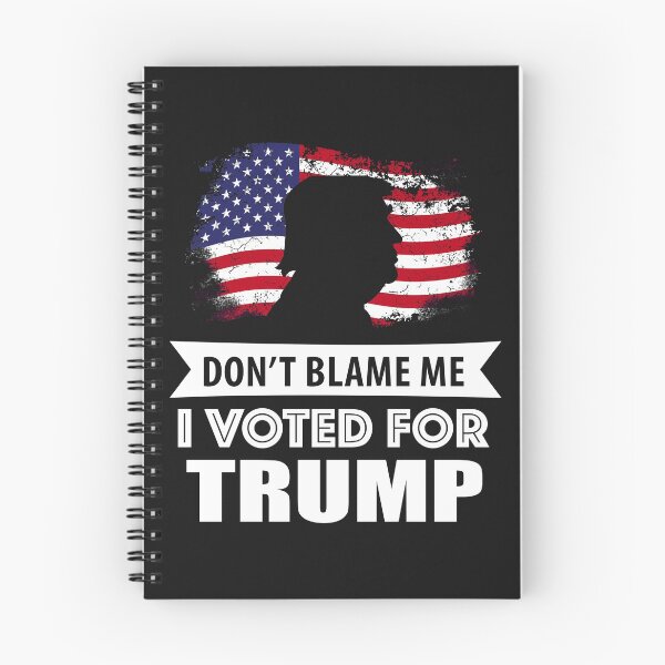 Item preview, Don't Blame Me I Voted For Trump USA American Flag Vintage T-Shirt-Recovered designed and sold by Lukifo-Proper.