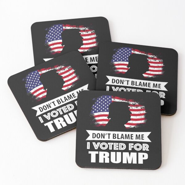 Item preview, Don't Blame Me I Voted For Trump USA American Flag Vintage T-Shirt-Recovered designed and sold by Lukifo-Proper.