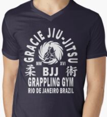 Gracie Jiu Jitsu Men's V-Neck T-Shirt