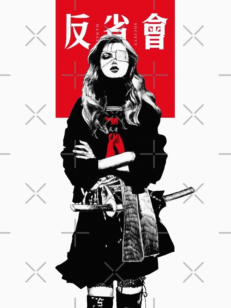 Japanese Samurai Girl Urban Cyberpunk Style by OWLvision33
