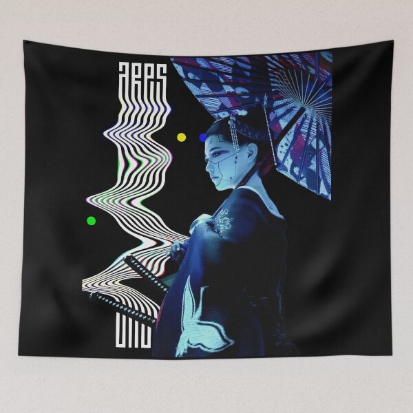 Item preview, Vaporwave Cyberpunk Geisha designed and sold by OWLvision33.