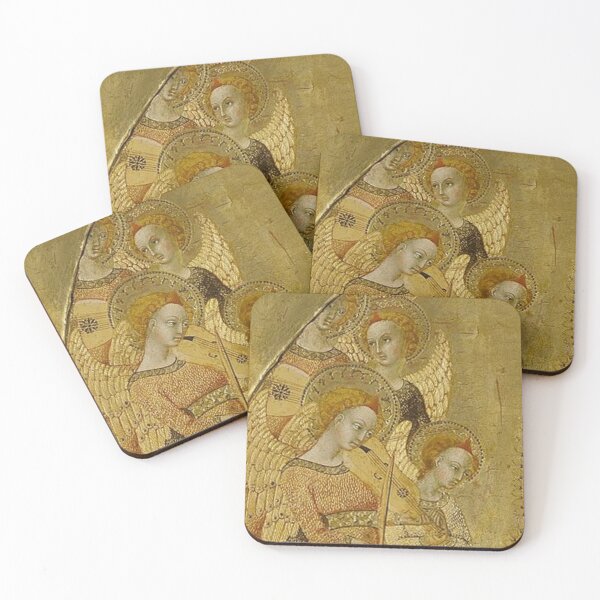 Item preview, 4 Golden Angels with Musical Instruments designed and sold by Angelkrs.