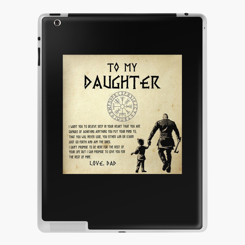 To My Daughter From Viking Dad - Gift For Viking Daughter Love