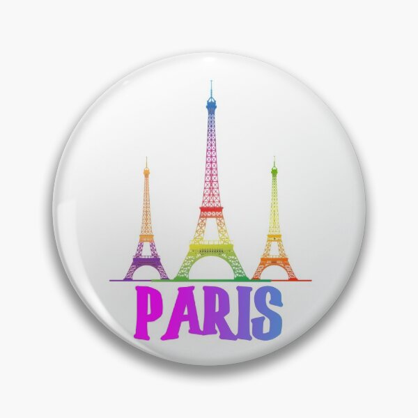 Item preview, COLORFUL PARIS AND EIFFEL TOWER IN GRADIENT ARTLINE -ADDICTED TO PARIS designed and sold by samArtline.