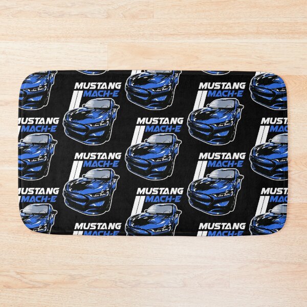 Item preview, Mustang Mach-E Racing Stripes in Grabber Blue designed and sold by zealology.