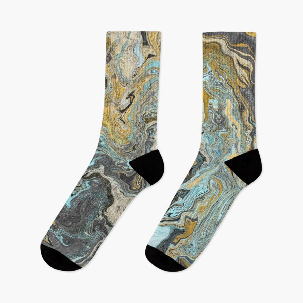 Item preview, liquid marble effect black blue yellow beige white designed and sold by SUNNYsFACTORY.