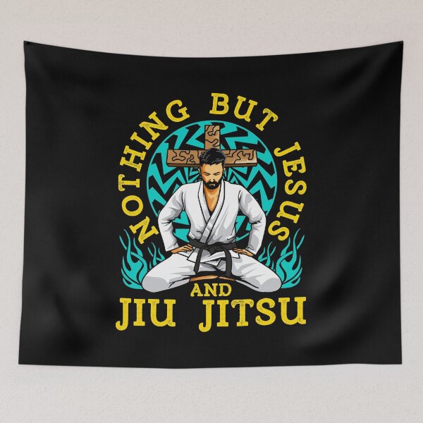 Item preview, Nothing But Jesus And Jiu Jitsu MMA Jiu-Jitsu designed and sold by perfectpresents.