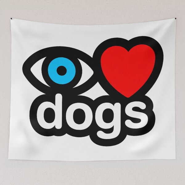 Item preview, i love dogs designed and sold by MisterSquid.