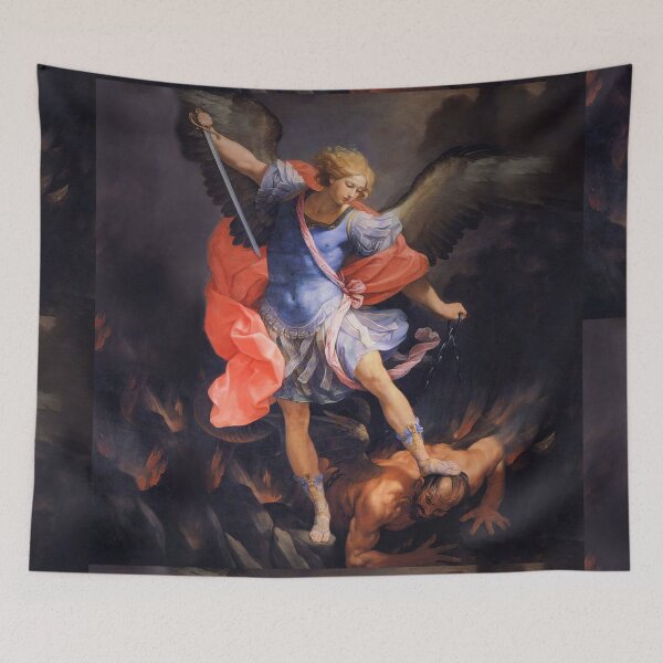 Item preview, St Michael Archangel Angel Catholic Saint Devotion designed and sold by hispanicworld.