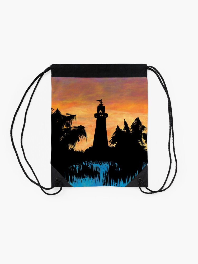 Drawstring Backpack Lighthouse And Hope Shoulder Bags