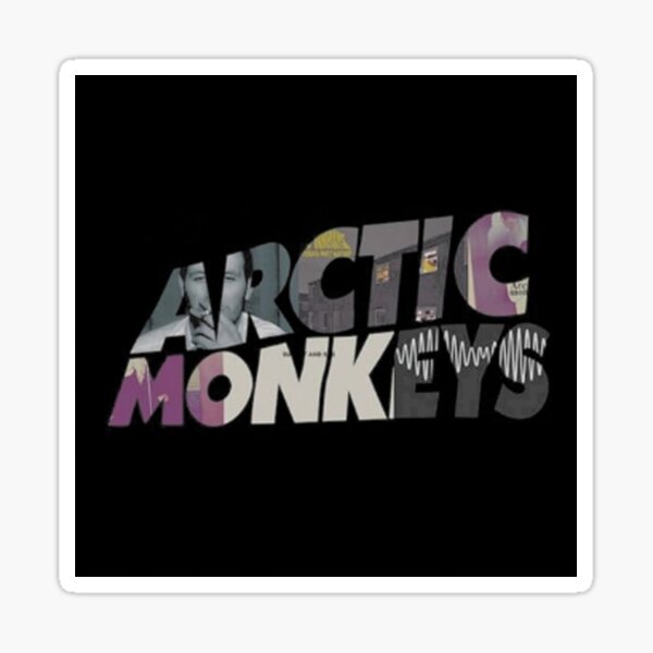 Black Monkey Top Sticker
