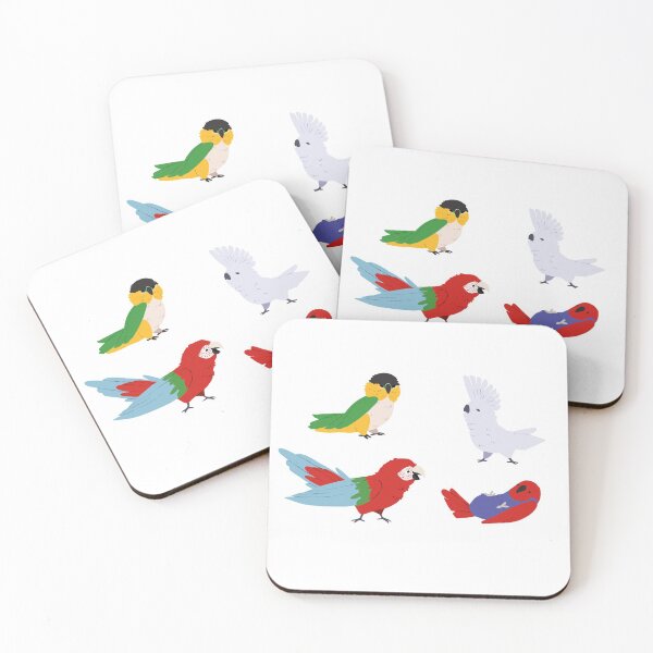 Item preview, Cute Greenwing Macaw, Caique, Umbrella Cockatoo, Eclectus designed and sold by Alice Cheng.