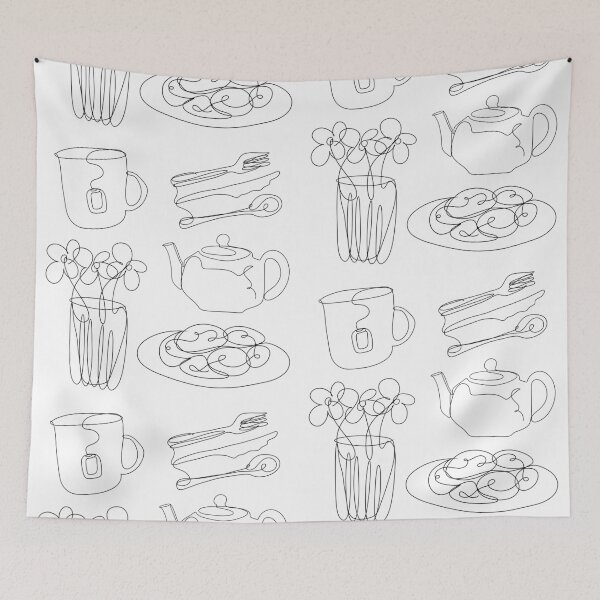 Item preview, Slow Morning Essentials Scribbles designed and sold by aaalou.