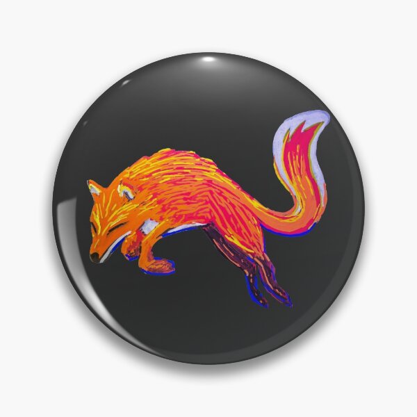 Item preview, Fox Jumping Paint Marker Illustration Energetic designed and sold by friendly-fox.