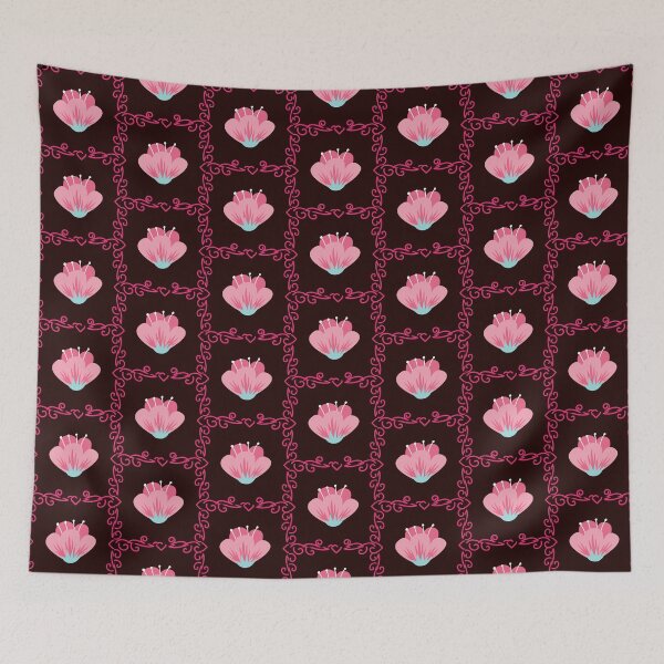 Item preview, Floral & Hearts  designed and sold by latiadesigns.