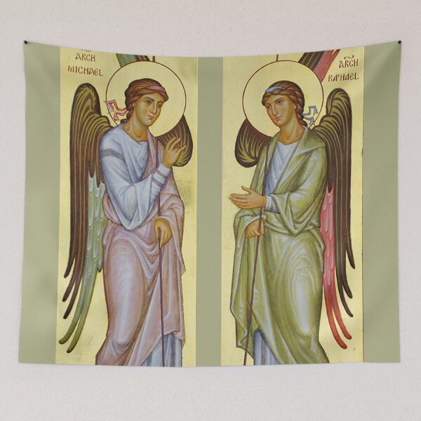 Item preview, Saint Michael and Gabriel Archangels at Silverstream Monastery designed and sold by Angelkrs.