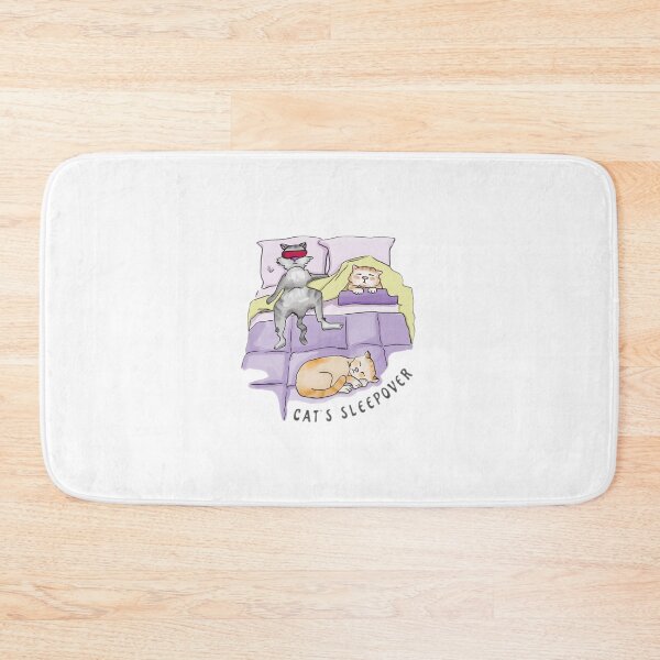 Item preview, Cat's Sleepover designed and sold by Dinokerdil.