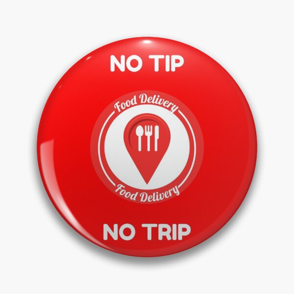 Item preview, No Tip No Trip Food Delivery designed and sold by CourierCorner.