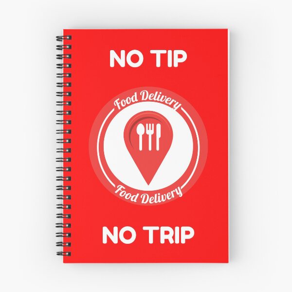 Item preview, No Tip No Trip Food Delivery designed and sold by CourierCorner.