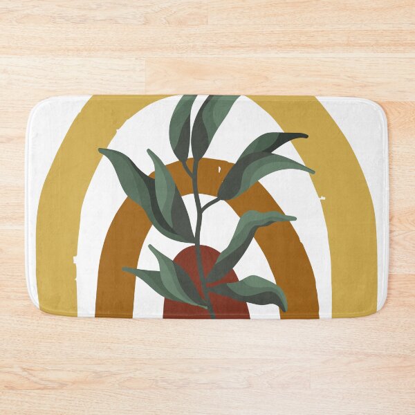 Item preview, Bohemian Rainbow Earth tone with a Green Leaf designed and sold by Doucheka.